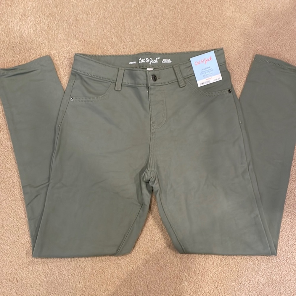 Cat & Jack Green Jeggings